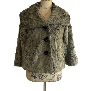 CABI Faux Fur Jacket Style # 626